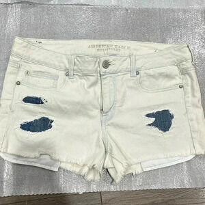 ❤️2/$30❤️[14]American Eagle Light Washed Stretch Shortie  Shorts